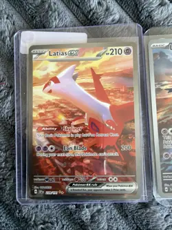 Latias ex 239/191 Latios 203/191 SV08: Surging Sparks Holo Two Card Set NM - Image 3