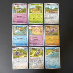 Reverse Holo Pokemon TCG (9) Hyogonosuke Connecting Art Cards Foil M/Nm - Image 1