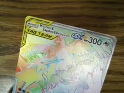 Moltres & Zapdos & Articuno GX Tag Team 69/68 Ultra Rare Pokemon Card NM 062426 - Image 3