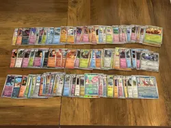 Pokemon TCG Bulk Lot 100 Cards All Holos(Reverse, Cosmos & Promos)**NO DOUBLES** - Image 1