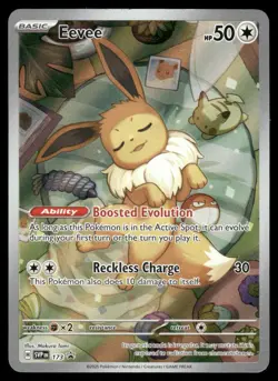 Pokemon Cards Eevee 173 Scarlet & Violet Promo Holo Promo NM *2 - Image 1