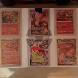 Pokemon TCG Blaziken 6-Card Lot Holo/Foil incl. Blaziken VMAX Rapid Strike - Image 1