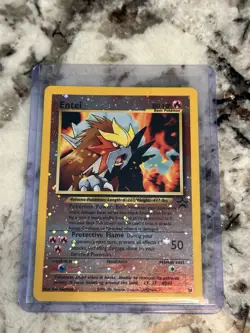 Pokemon Entei Reverse Holo #244 Promo Card LP - Image 1