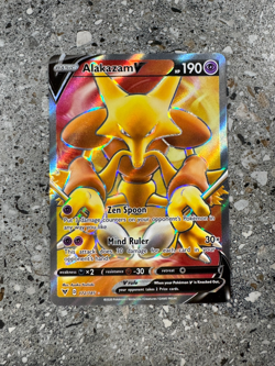 Pokemon TCG Cards Alakazam V 172/185 Vivid Voltage Full Art Ultra Rare NM - Image 1