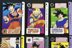 Dragon Ball Z Carddass Son Goku Rare Bandai Japan Set of 6 cards F/S - Image 2