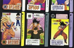 Dragon Ball Z Carddass Son Goku Rare Bandai Japan Set of 6 cards F/S - Image 3