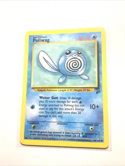 POLIWAG - 88/130 - Base Set 2 - Pokemon Card - NM - Image 1