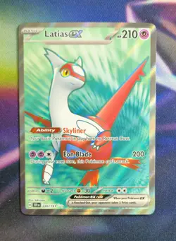 Latias ex - 220/191 - Surging Sparks - Ultra Rare - NM - Pokemon Card - Full Art - Image 1