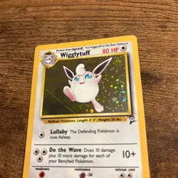 Wigglytuff 19/130 Base Set 2 Holo Rare 2000 Stage 1 80 HP Wizards Pokemon Card - Image 3