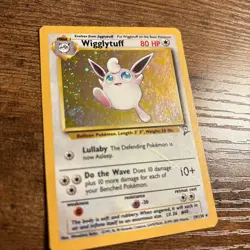 Wigglytuff 19/130 Base Set 2 Holo Rare 2000 Stage 1 80 HP Wizards Pokemon Card - Image 4