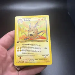 Raichu 29/62 1st Edition - Pokemon VINTAGE Card Fossil Rare - HP -c - Image 4