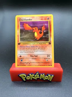 Pokemon Card Charmander Team Rocket 1st Edition Common 50/82 Near Mint - Image 1
