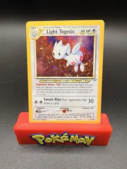 LIGHT TOGETIC 15/105 HOLO - Pokemon Card Neo Destiny 2000 Vintage MP - Image 1