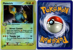 Pokemon Card - Manectric 9/109 Ruby & Sapphire 2003 Rare Holo Reverse Holo MP - Image 3