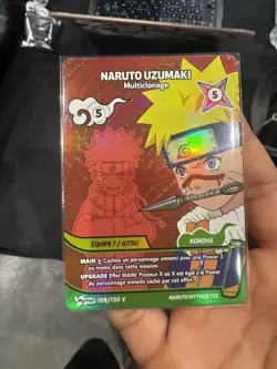 Naruto UZUMAKI 108 V MYTHOS - Japan expo promo card - Image 1