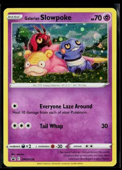 SWSH: Sword & Shield Promo Cards #SWSH126 Galarian Slowpoke LP - Image 1
