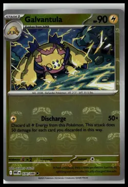 SV: White Flare #034/086 Galvantula (Master Ball Pattern) - Image 1