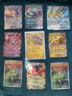 Pokemon cards 10X JUMBO BUNDLE including Pikachu at the Museum - Image 1