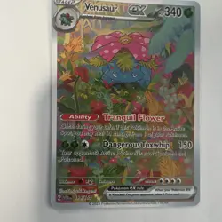 Pokemon TCG Venusaur ex 198/165 SV Scarlet & Violet 151 SIR Full Art Holo - Image 1