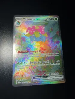 Pokemon TCG Venusaur ex 198/165 Scarlet & Violet 151 SIR Full Art Holo English - Image 4