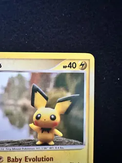 Pokemon TCG Pichu 93/123 Mysterious Treasures Non Holo Mint - Image 3