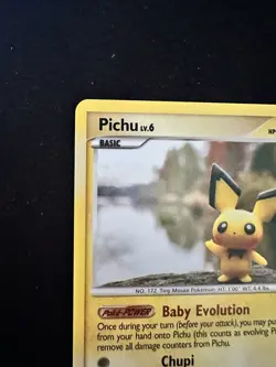 Pokemon TCG Pichu 93/123 Mysterious Treasures Non Holo Mint - Image 4