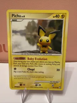 Pokemon Pichu TCG Mysterious Treasures Card 93/123 Regular NM Condition - Image 1