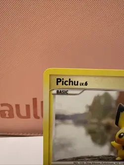 Pokemon Pichu TCG Mysterious Treasures Card 93/123 Regular NM Condition - Image 2