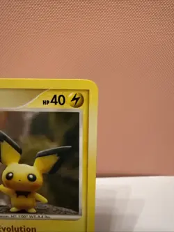Pokemon Pichu TCG Mysterious Treasures Card 93/123 Regular NM Condition - Image 3