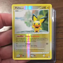 Pokemon TCG Pichu Mysterious Treasures 93/123 Reverse Holo Common English 40HP - Image 1
