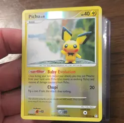 Pokemon TCG Pichu Mysterious Treasures 93/123 Reverse Holo Common English 40HP - Image 2