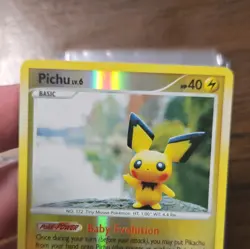 Pokemon TCG Pichu Mysterious Treasures 93/123 Reverse Holo Common English 40HP - Image 3
