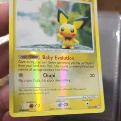 Pokemon TCG Pichu Mysterious Treasures 93/123 Reverse Holo Common English 40HP - Image 5