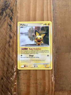 Pokemon Pichu TCG Mysterious Treasures Card 93/123 Regular NM Condition - Image 1