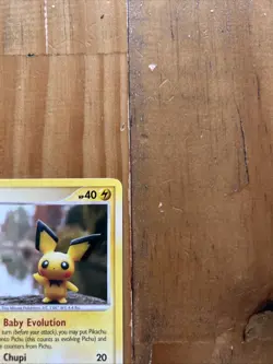 Pokemon Pichu TCG Mysterious Treasures Card 93/123 Regular NM Condition - Image 2