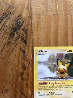 Pokemon Pichu TCG Mysterious Treasures Card 93/123 Regular NM Condition - Image 3
