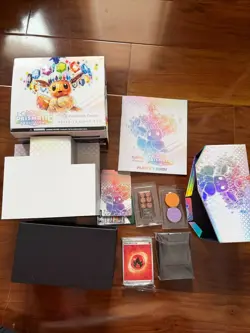 Opened Pokemon Prismatic Evolutions Elite Trainer Box (ETB) No Promo No Packs - Image 1