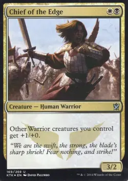 CHIEF OF THE EDGE 169/269 FOIL KHANS OF TARKIR MTG MAGIC NM - Image 1