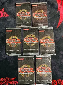 Lot of 7 Tournament Pack 4 & 3 TP3 TP4 Booster Packs Sealed Yugioh - Image 1