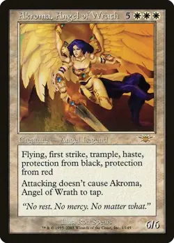 Akroma, Angel of Wrath [Legions] Foil Near Mint - Image 1
