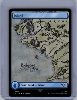 Island 275 Universes Beyond: The Lord of the Rings: Tales of Middle-earth MTG LP - Image 1