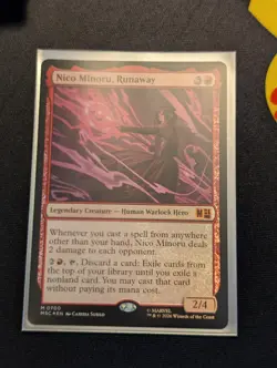 MTG Nico Minoru Runaway FOIL MSC 700 Commander - Marvel Super Heroes - Image 3