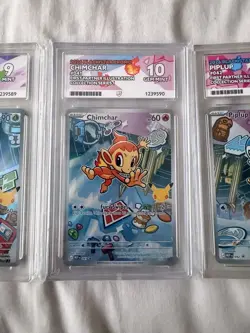 Pokemon TCG 2026 First Partner Illustration 3-Card Promo Holo ACE 10 x2 ACE 9 x1 - Image 3