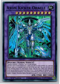 Axon Kicker Oracle - Super Rare YUGIOH Card Mint / Near Mint Condition - Image 1