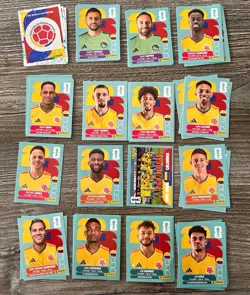 Panini FIFA World Cup 2026 Colombia Team & Players Cards Lot - 15 Cards - Image 1