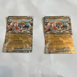 TWO Pokemon TCG Greninja EX Twilight Masquerade 106/167 NM - Image 1