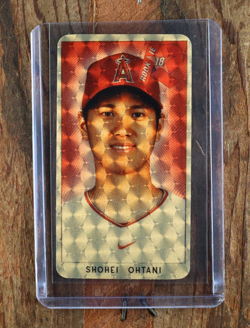 2018 Shohei Ohtani Rookie RC Tobacco Style Card (GOLD) - Image 1