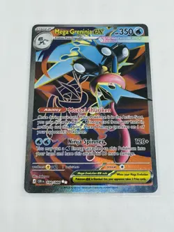 Pokemon TCG Chaos Rising Full Art Mega Greninja EX 100/086 Near Mint - Image 1