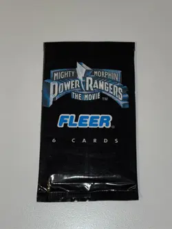 Sealed Pack 1995 Fleer Mighty Morphin Power Rangers Movie Trading Cards - Image 3