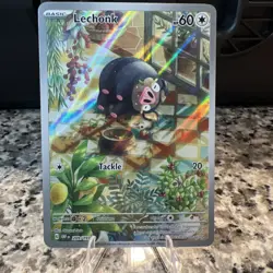 Pokemon TCG Obsidian Flames Lechonk Illustration Rare Holo Card 209/197 - Image 1